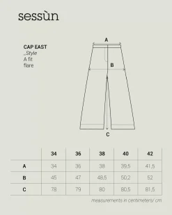 Cap east Taille haute