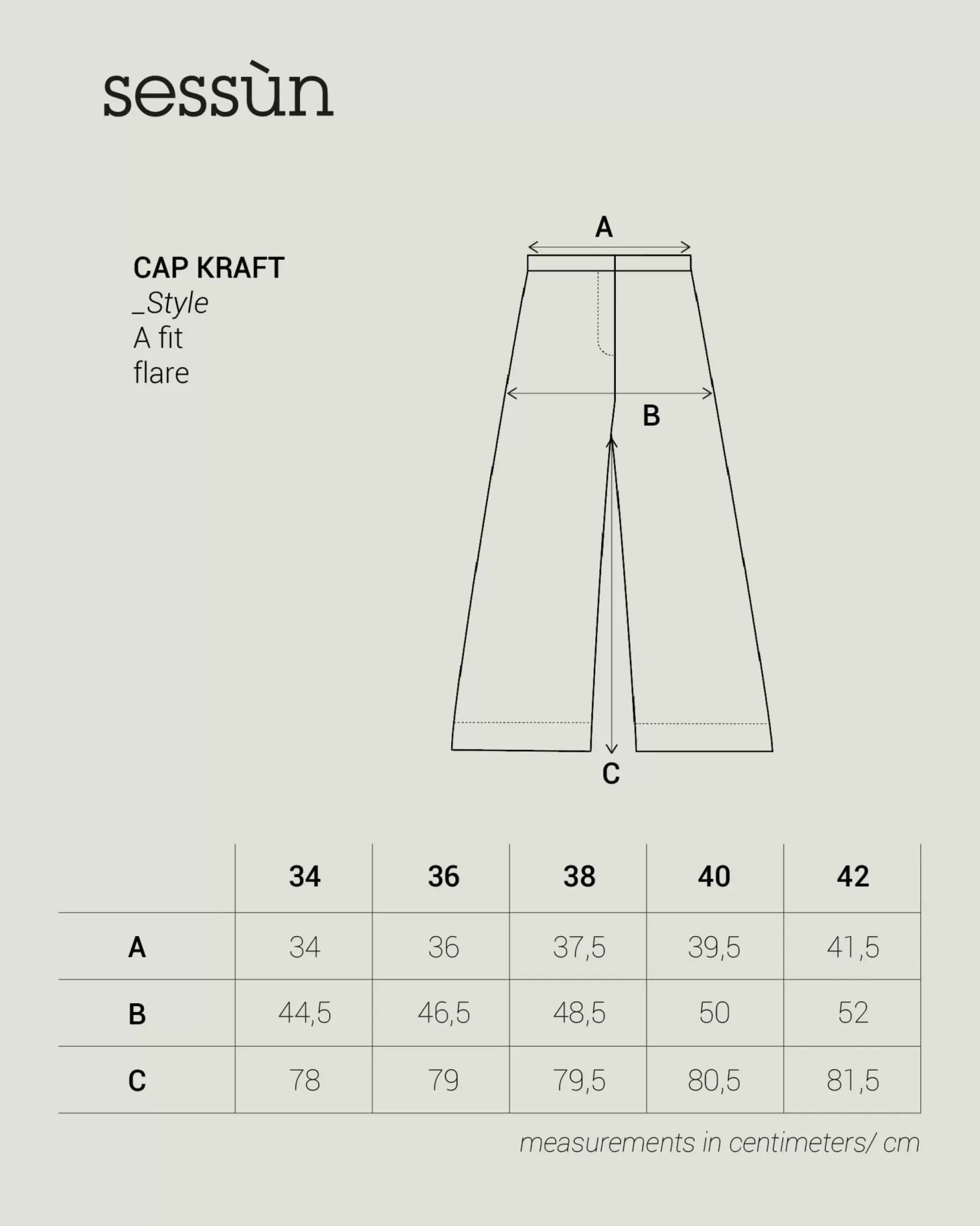 Online Cap kraft Pantalons