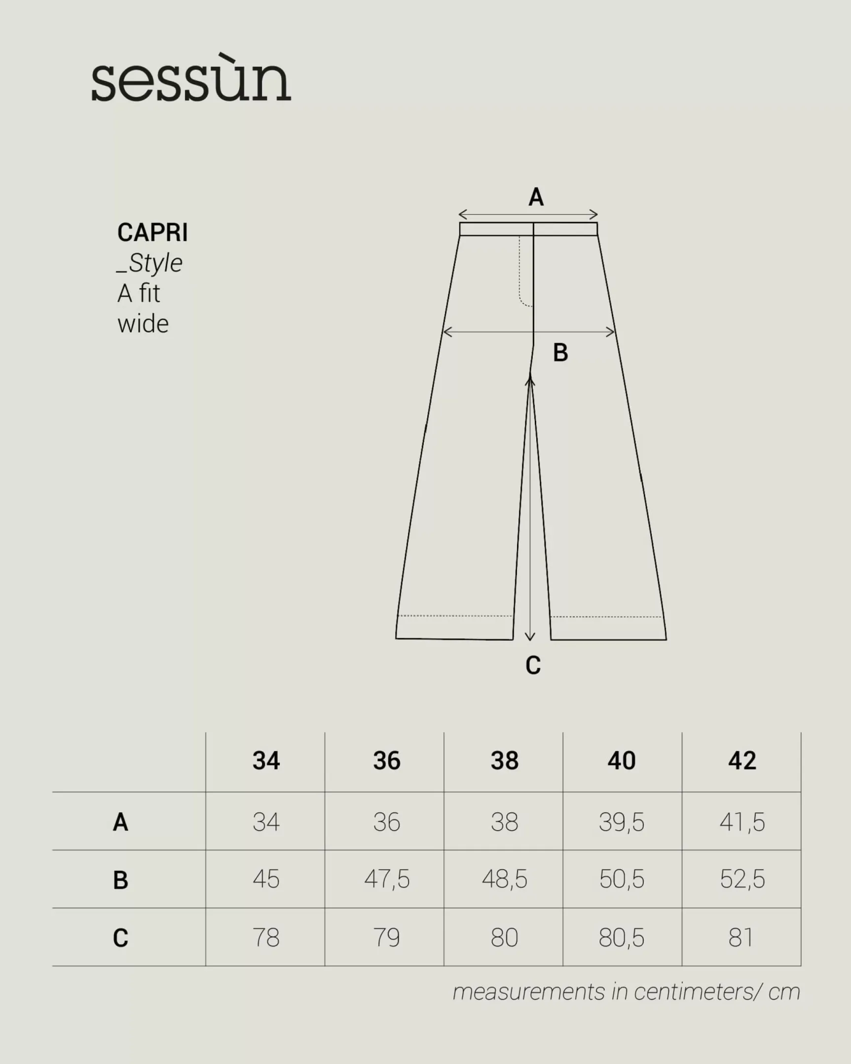 Clearance Capri Taille haute