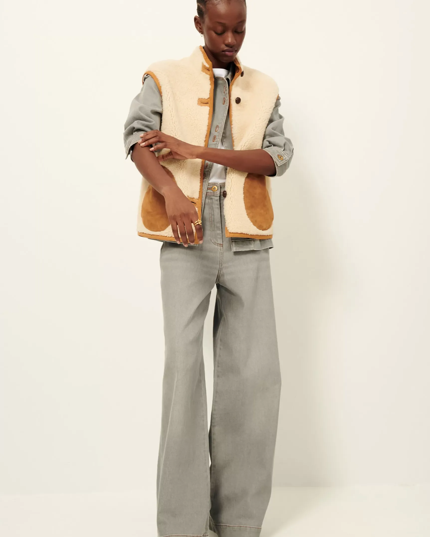 Discount Captain denim Pantalons larges