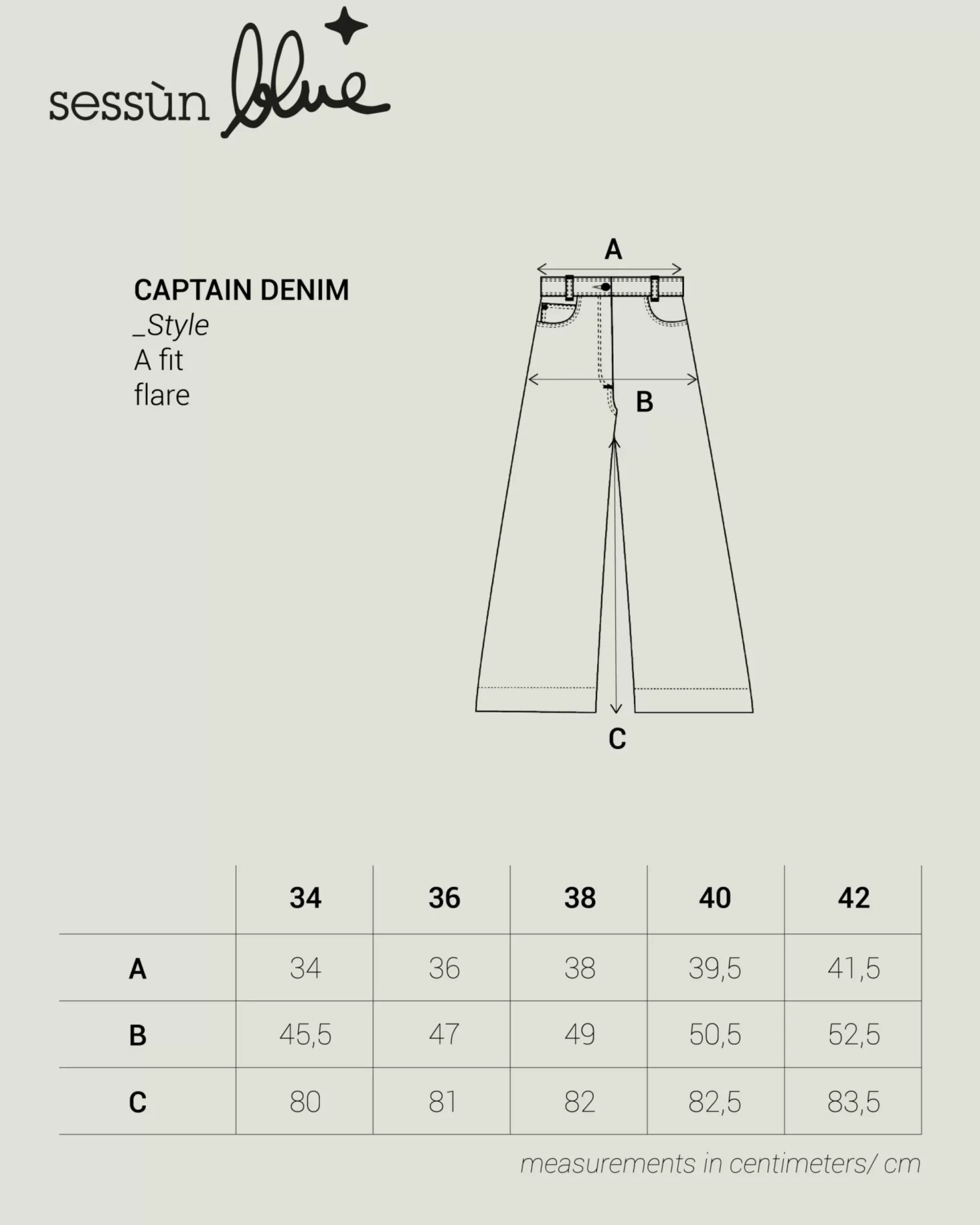 Hot Captain denim Pantalons