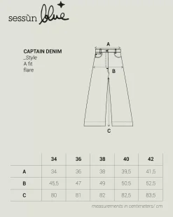Captain denim Pantalons larges