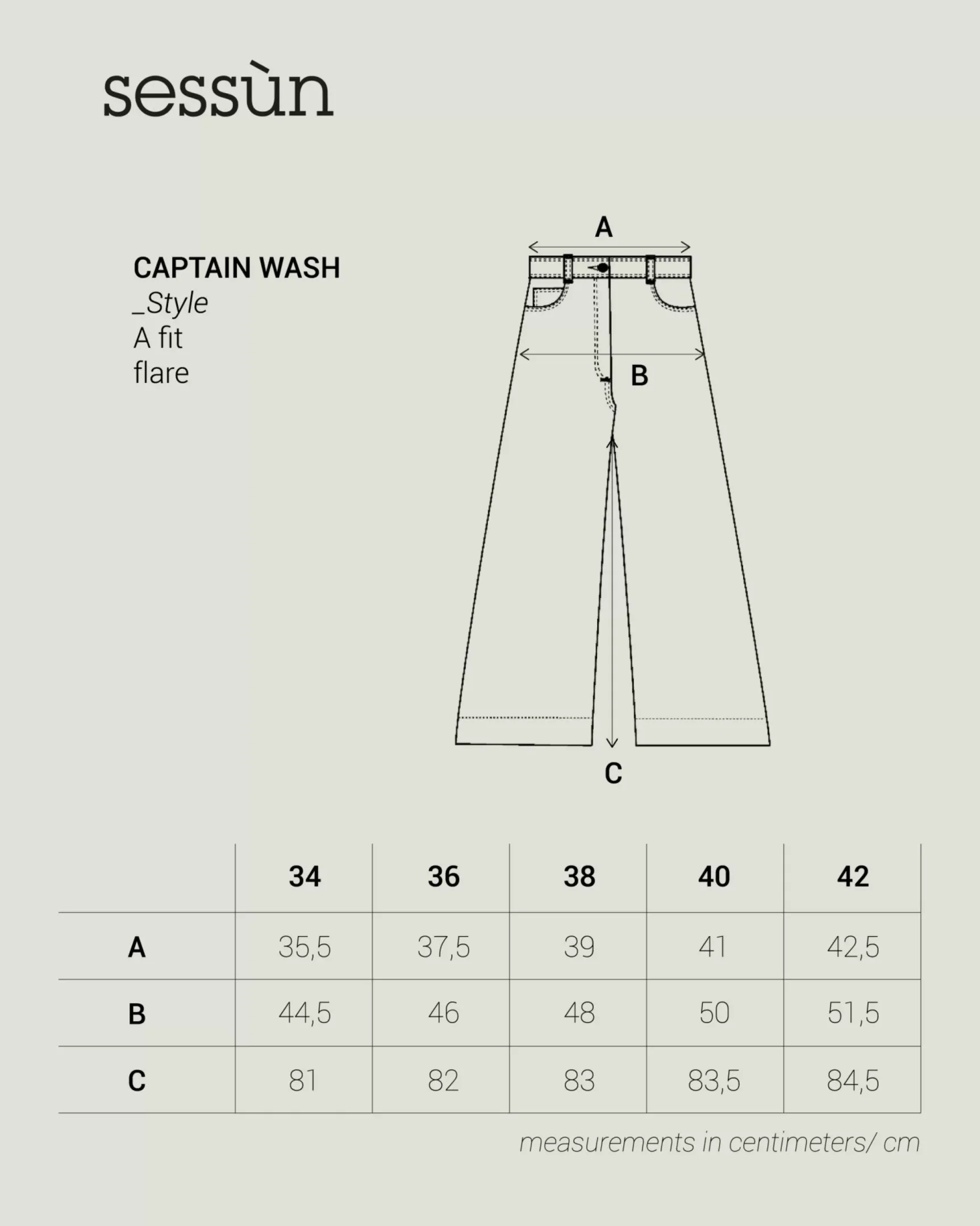 Outlet Captain wash Taille haute