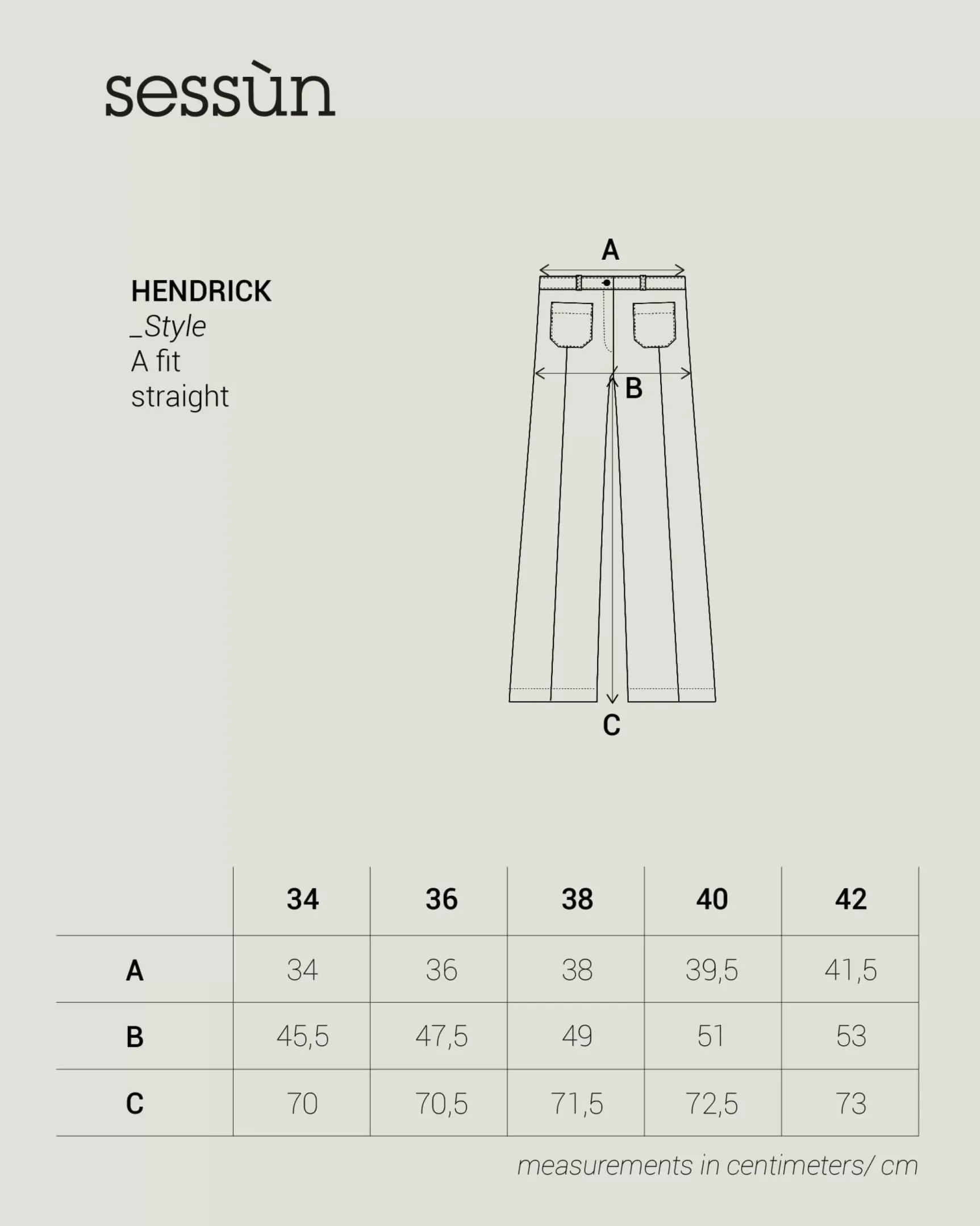 Hot Hendrick Pantalons droits