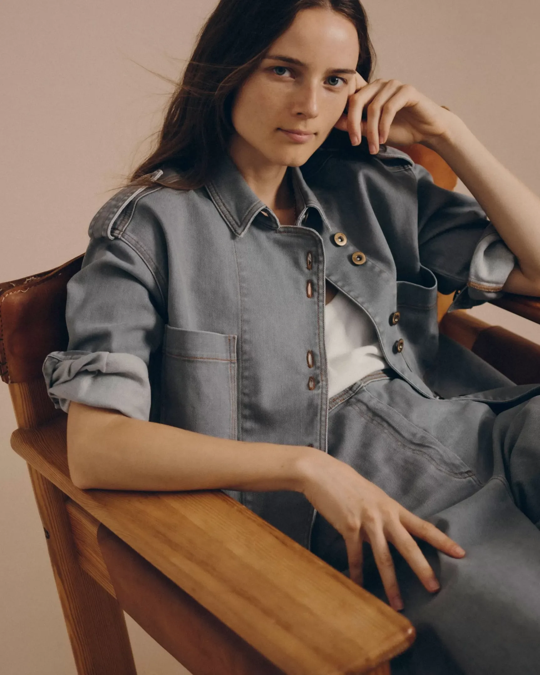 Outlet James shirt Vestes en jean