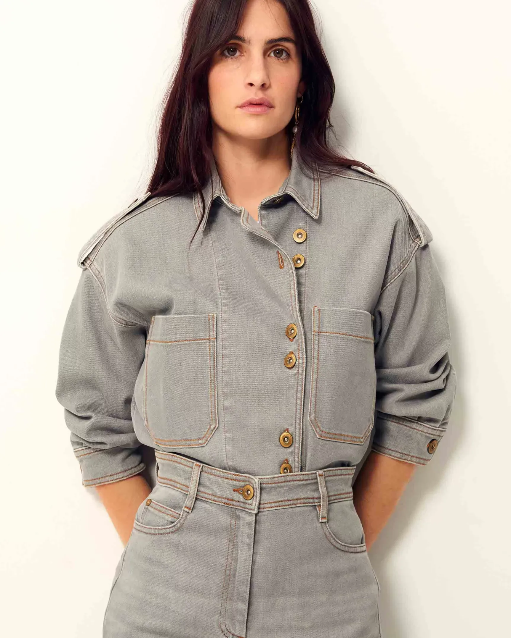 Outlet James shirt Vestes en jean