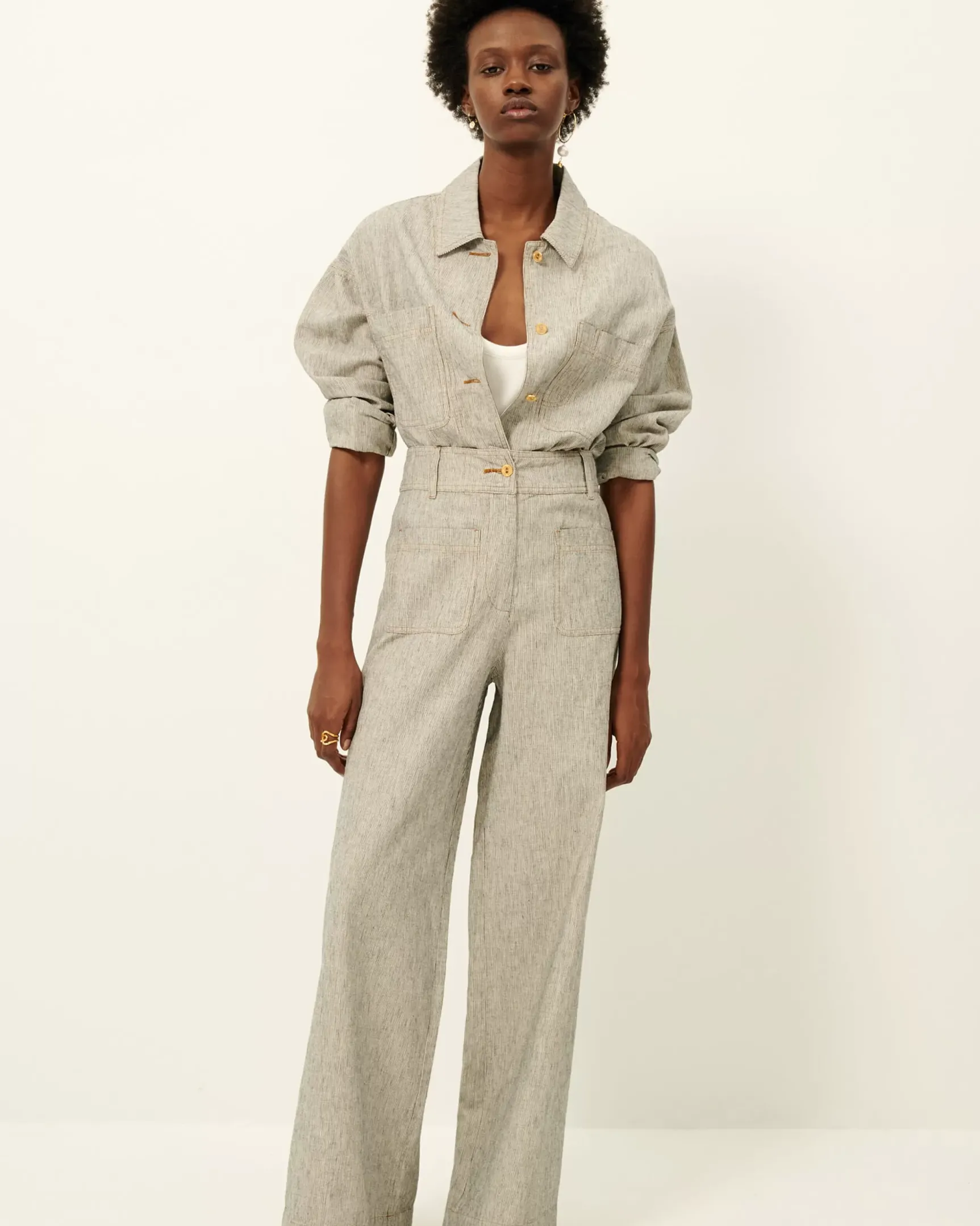 Hot Manhatti Pantalons larges