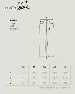 Online Peter Pantalons droits